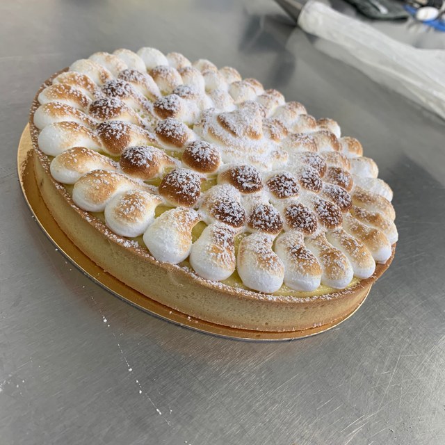 Zitronen-Baiser-Tarte